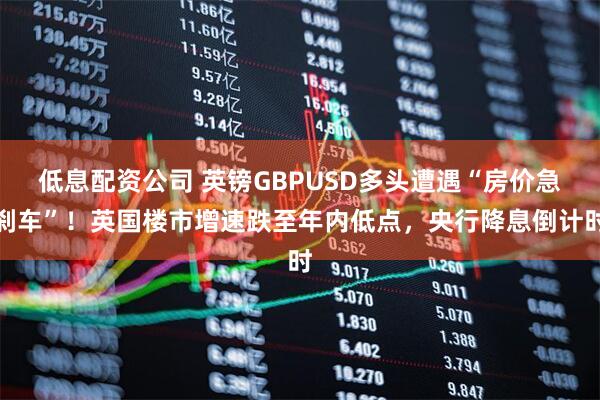低息配资公司 英镑GBPUSD多头遭遇“房价急刹车”！英国楼市增速跌至年内低点，央行降息倒计时